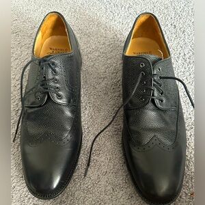 Black men’s dress shoe